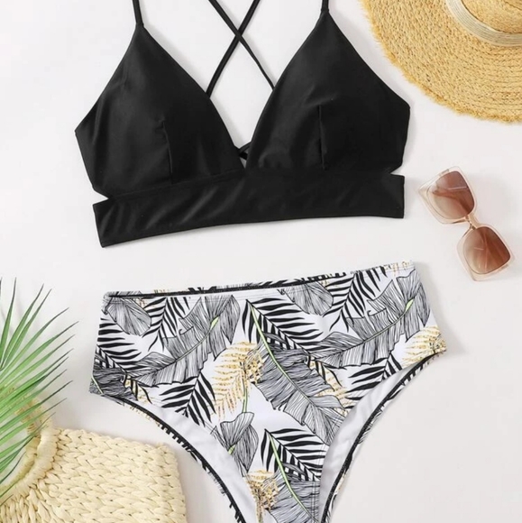 SHEIN Other - NWT high waist swimming suit